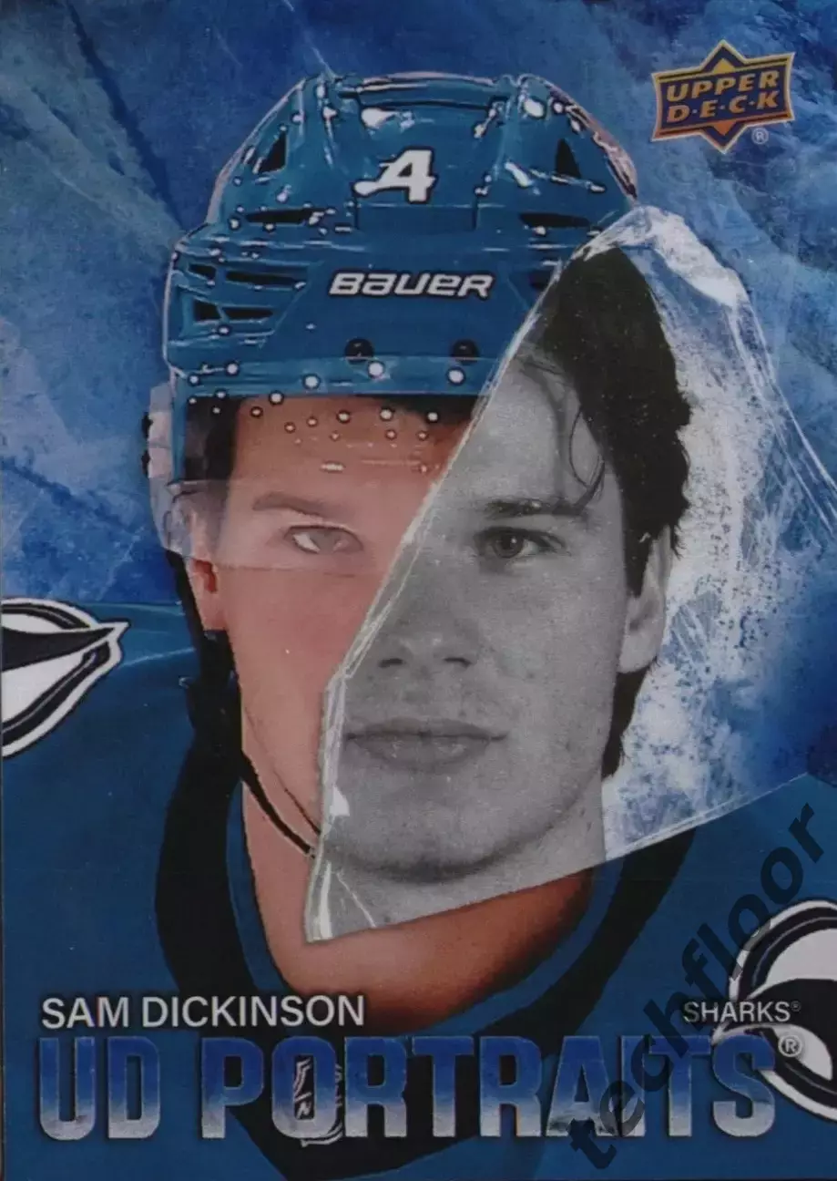Карточка NHL Sam Dickinson San Jose Sharks/Сэм Дикинсон Сан-Хосе НХЛ