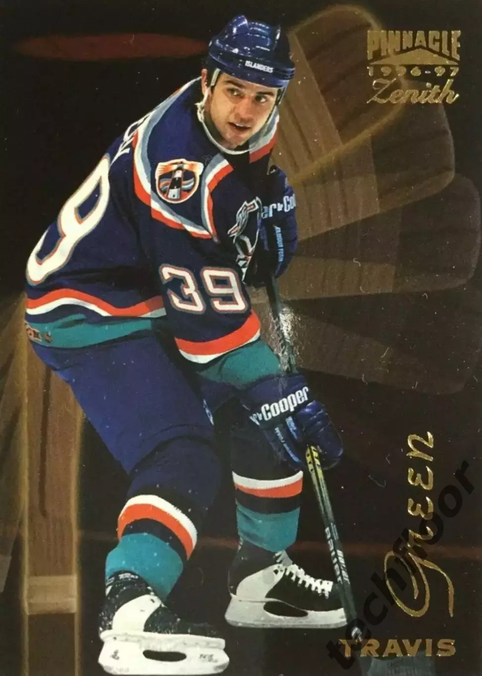 Карточка NHL Travis Green New York Islanders/Трэвис Грин Айлендерс НХЛ