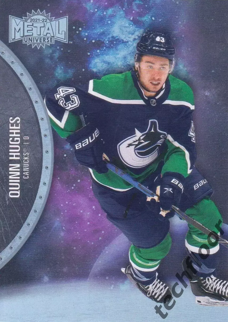 Карточка NHL Quinn Hughes Vancouver Canucks/ Куинн Хьюз Ванкувер НХЛ