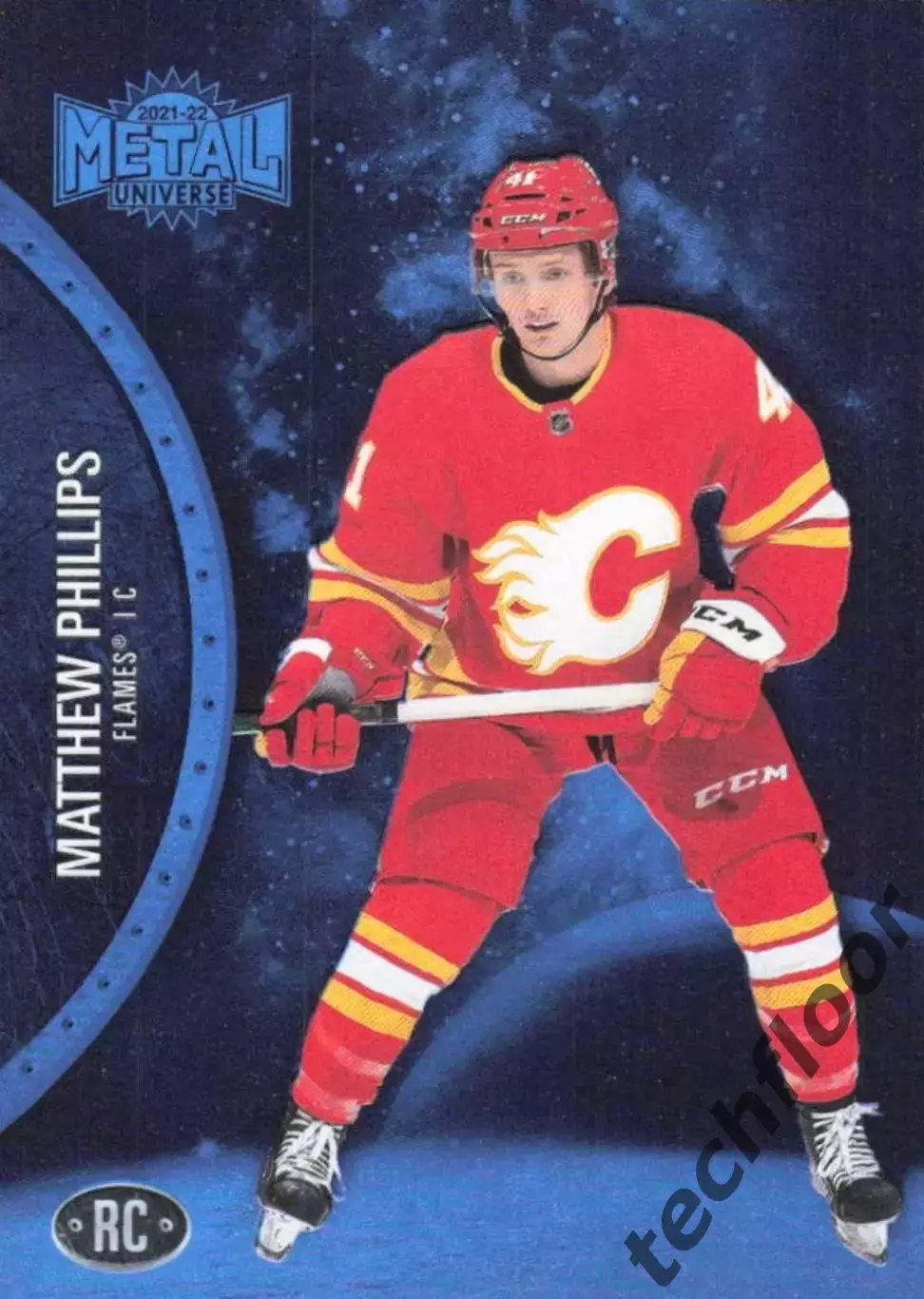 Карточка NHL Matthew Phillips Calgary Flames/Мэттью Филлипс Калгари НХЛ