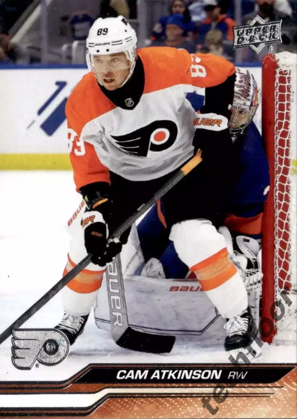 Карточка NHL Cam Atkinson Philadelphia Flyers/Кэм Аткинсон Филадельфия НХЛ