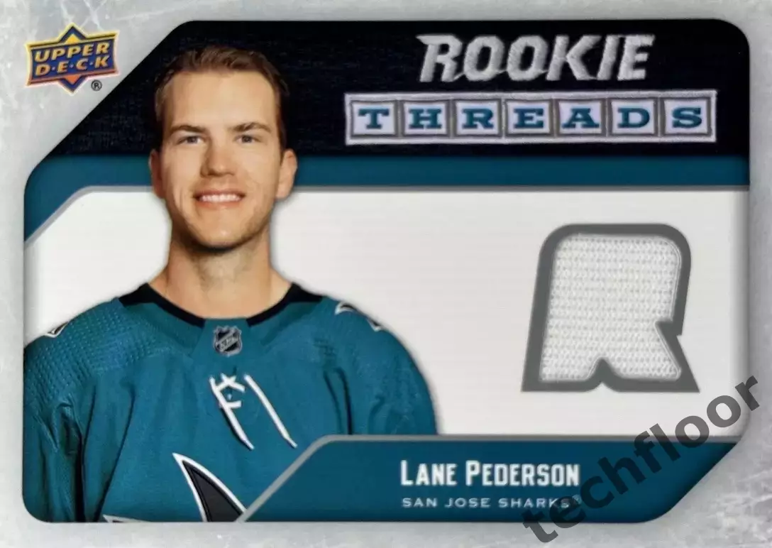 Карточка NHL Lane Pederson San Jose Sharks/ Лэйн Педерсон Сан-Хосе НХЛ