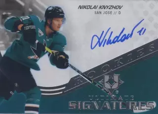 Карточка NHL Nikolay Knyzhov San Jose Sharks/Николай Кныжов Сан-Хосе Шаркс НХЛ