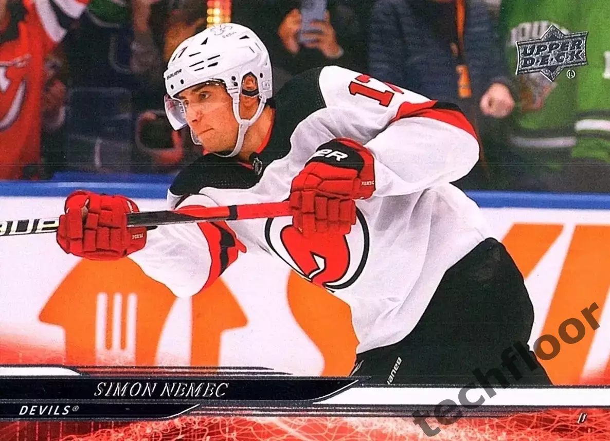 Карточка NHL Simon Nemec New Jersey Devils/Шимон Немец Нью-Джерси НХЛ