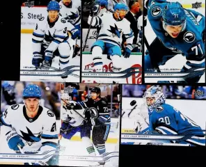 Карточки NHL San Jose Sharks 25-26 Upper Deck Series 1 Hockey/Сан-Хосе Шаркс НХЛ