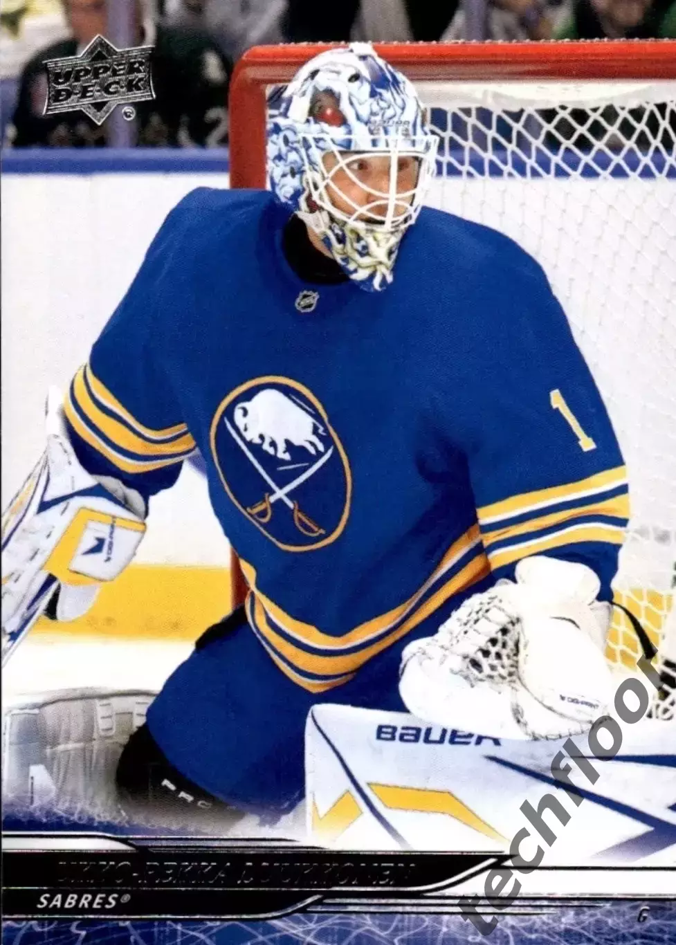 Карточка NHL Ukko-Pekka Luukkonen Buffalo Sabres / Укко-Пекка Луукконен Баффало