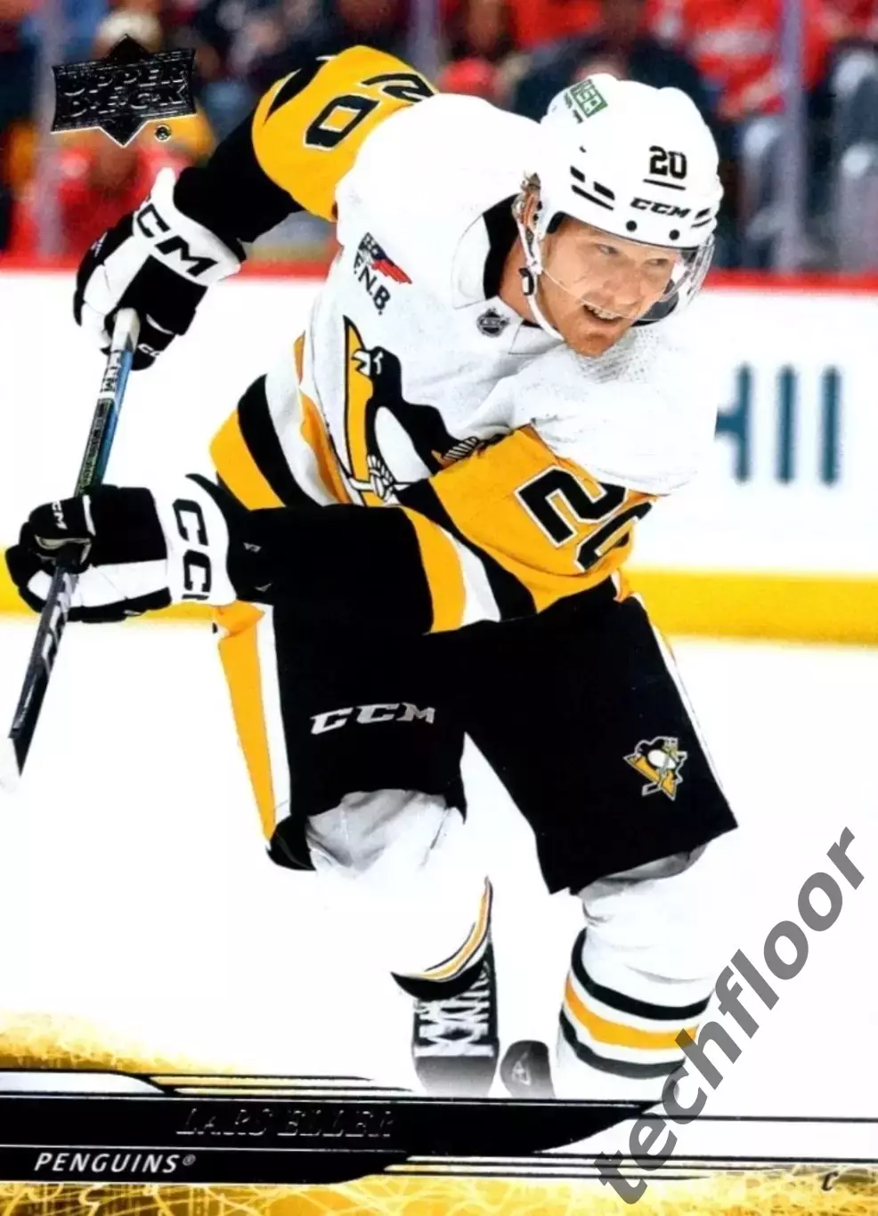 Карточка NHL Lars Eller Pittsburgh Penguins/Ларс Эллер Питтсбург НХЛ