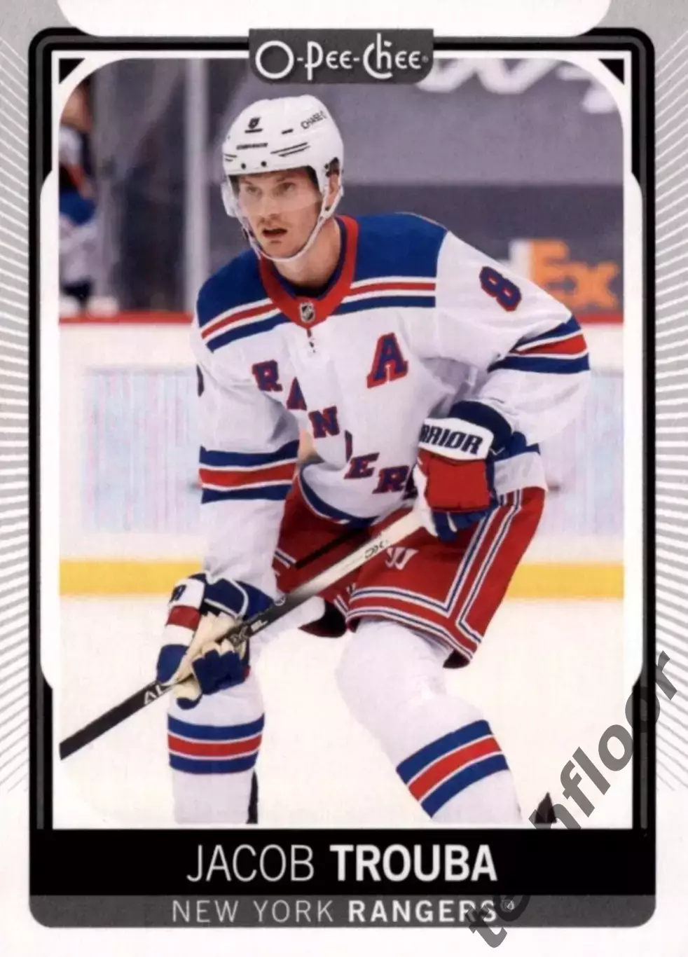 Карточка NHL Jacob Trouba New York Rangers/Джейкоб Труба Рейнджерс НХЛ