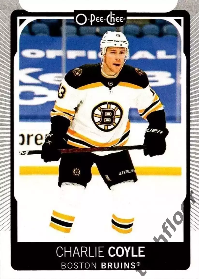Карточка NHL Carlie Coyle Boston Bruins/ Чарли Койл Бостон НХЛ