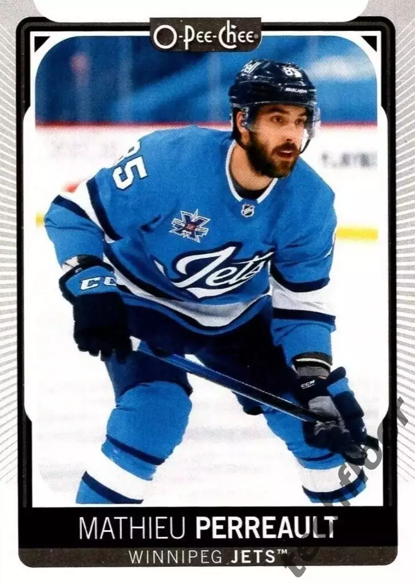Карточка NHL Mathieu Perreault Winnipeg Jets/Матьё Перро Виннипег НХЛ