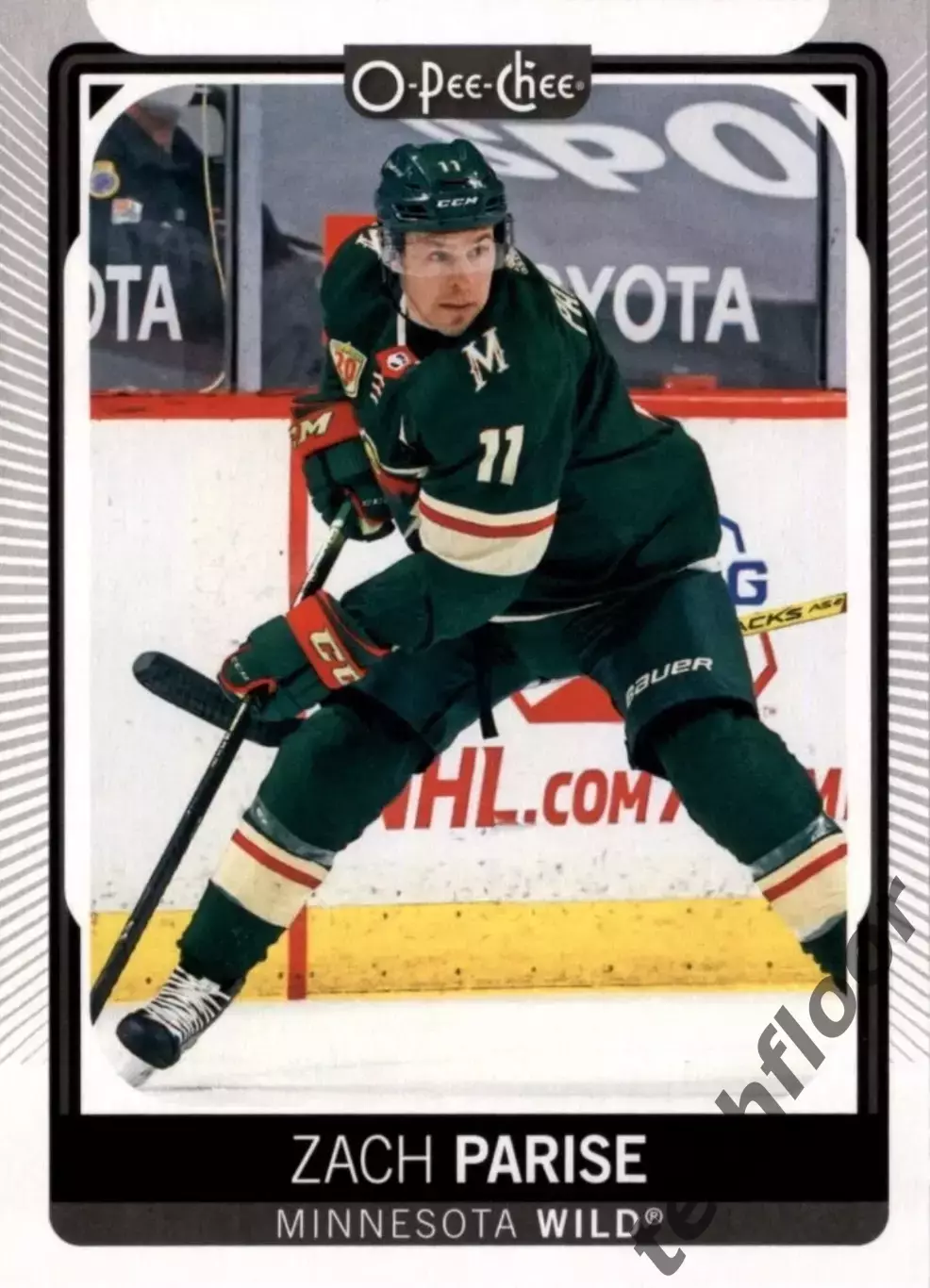 Карточка NHL Zach Parise Minnesota Wild/ Зак Паризе Миннесота НХЛ