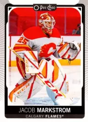 Карточка NHL Jacob Markstrom Calgary Flames/Якоб Маркстрём Калгари НХЛ