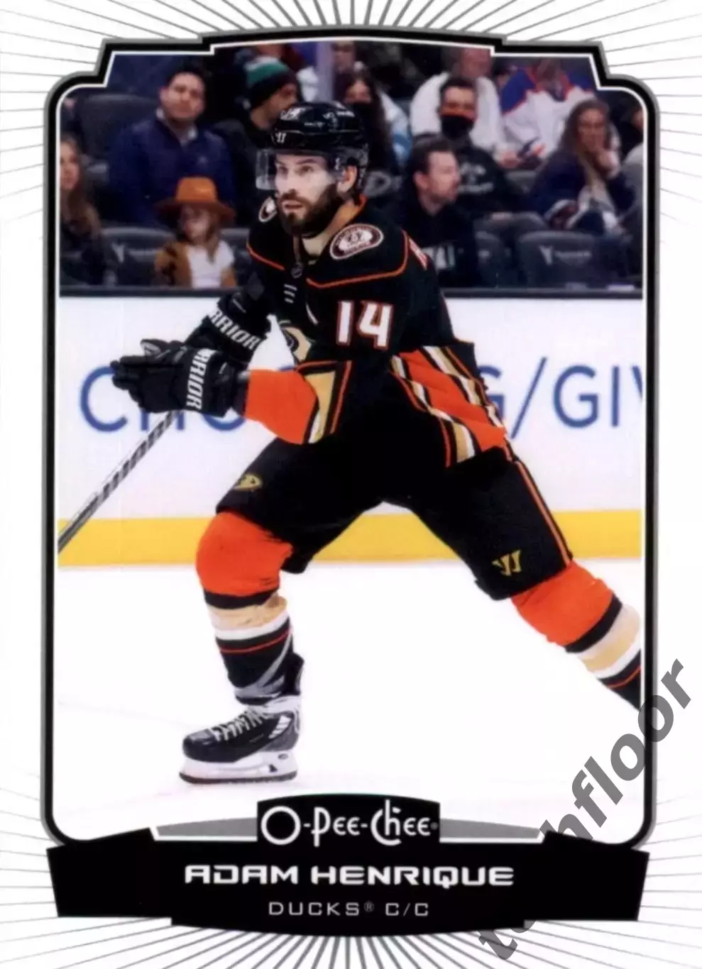 Карточка NHL Adam Henrique Anaheim Ducks/Адам Хенрик Анахайм НХЛ