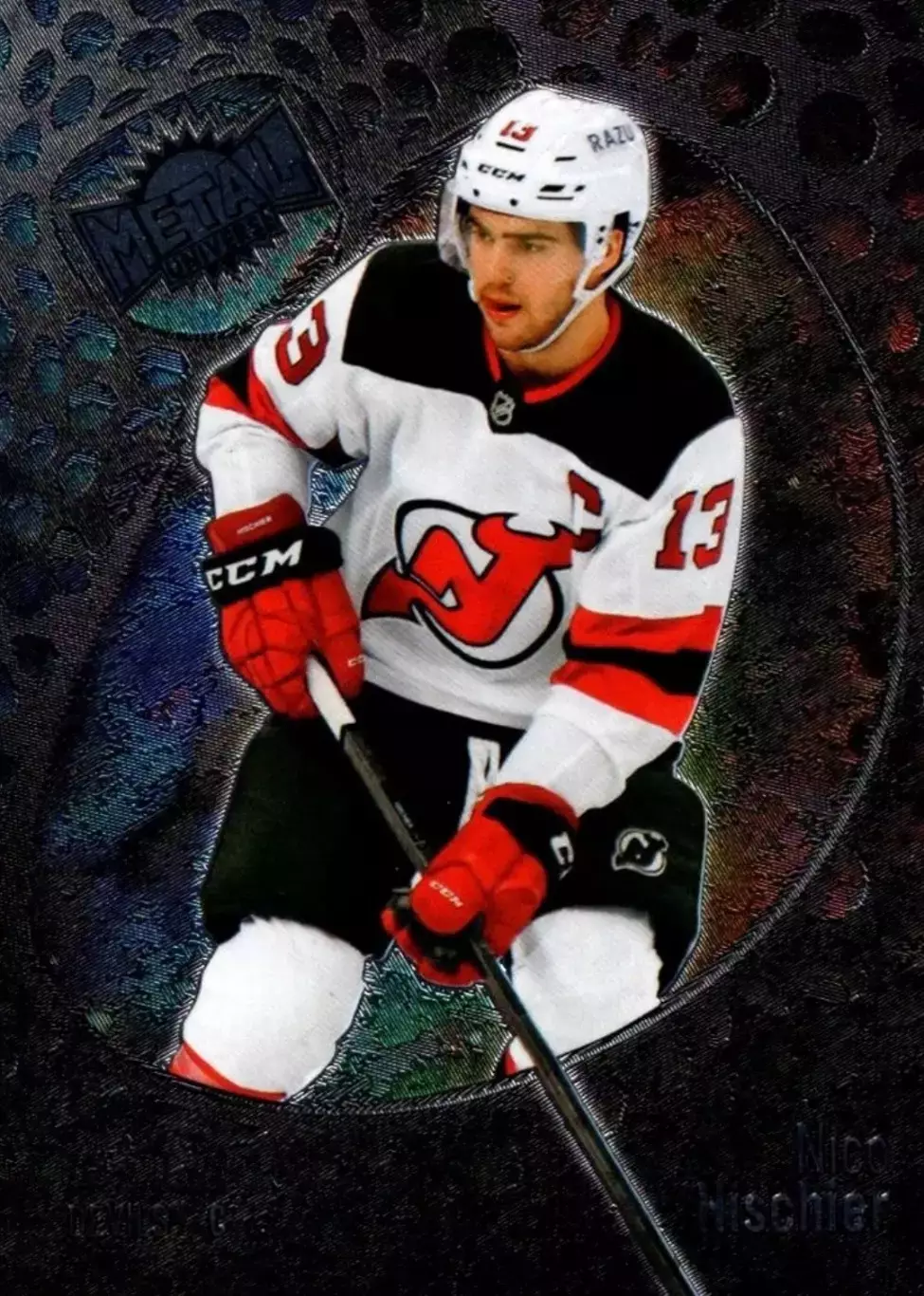 Карточка NHL Nico Hischier New Jersey Devils / Нико Хишир Нью-Джерси НХЛ
