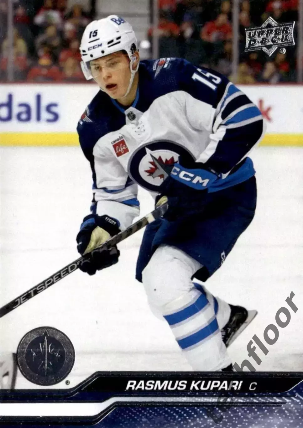 Карточка NHL Rasmus Kupari Winnipeg Jets/Расмус Купари Виннипег НХЛ