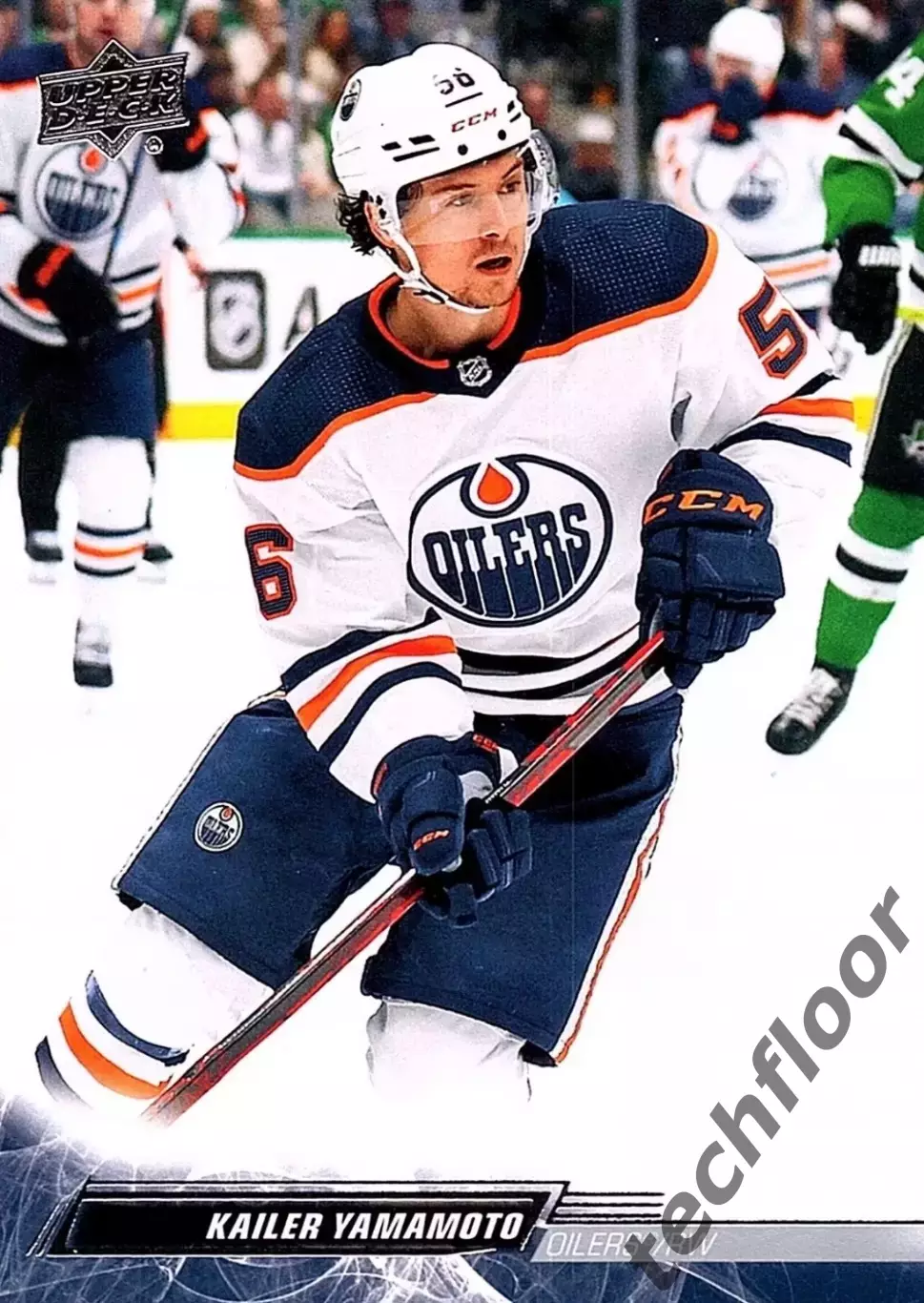 Карточка NHL Kailer Yamamoto Edmonton Oilers/Кайлер Ямамото Эдмонтон НХЛ