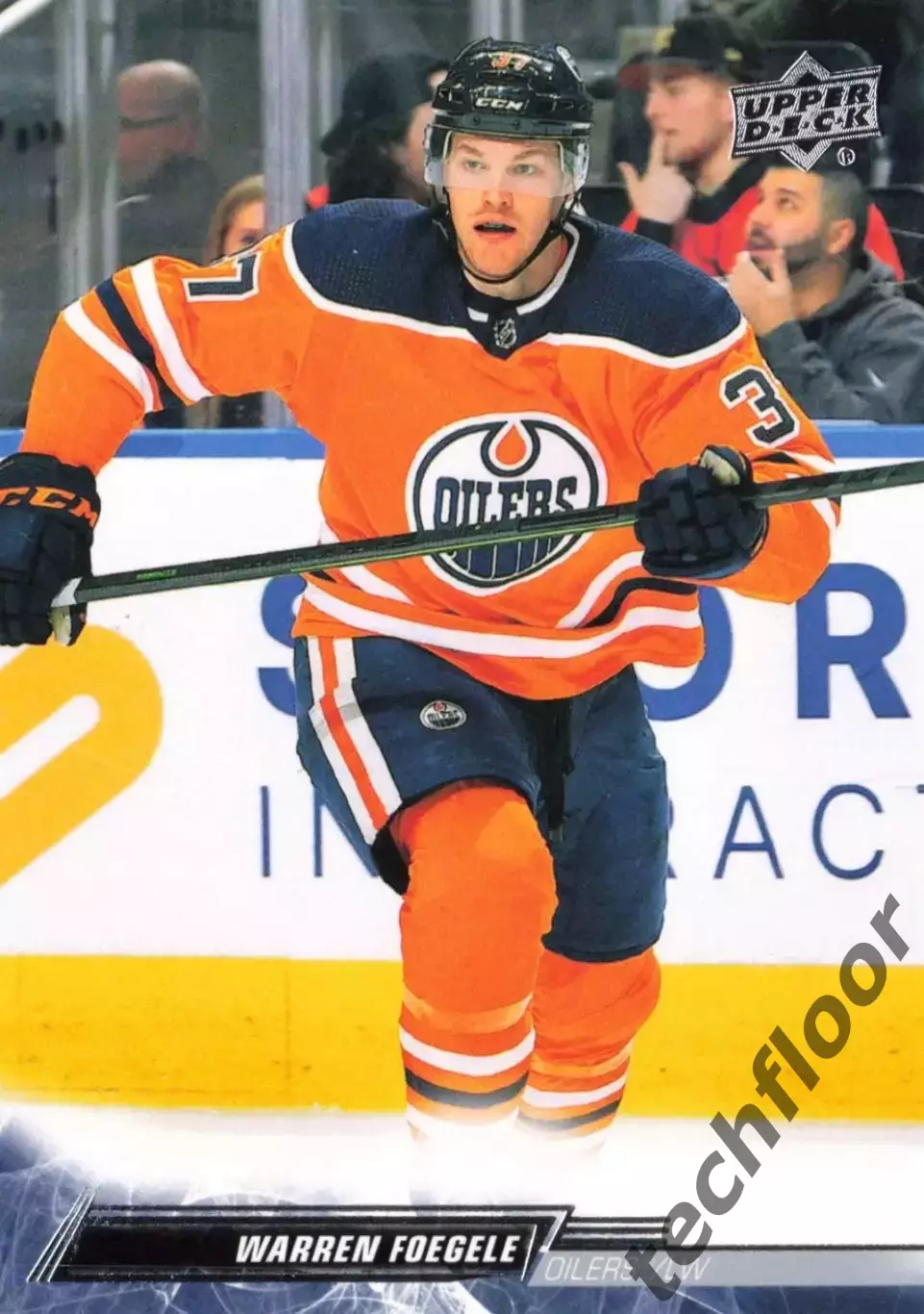 Карточка NHL Warren Foegele Edmonton Oilers/Уоррен Фогель Эдмонтон НХЛ