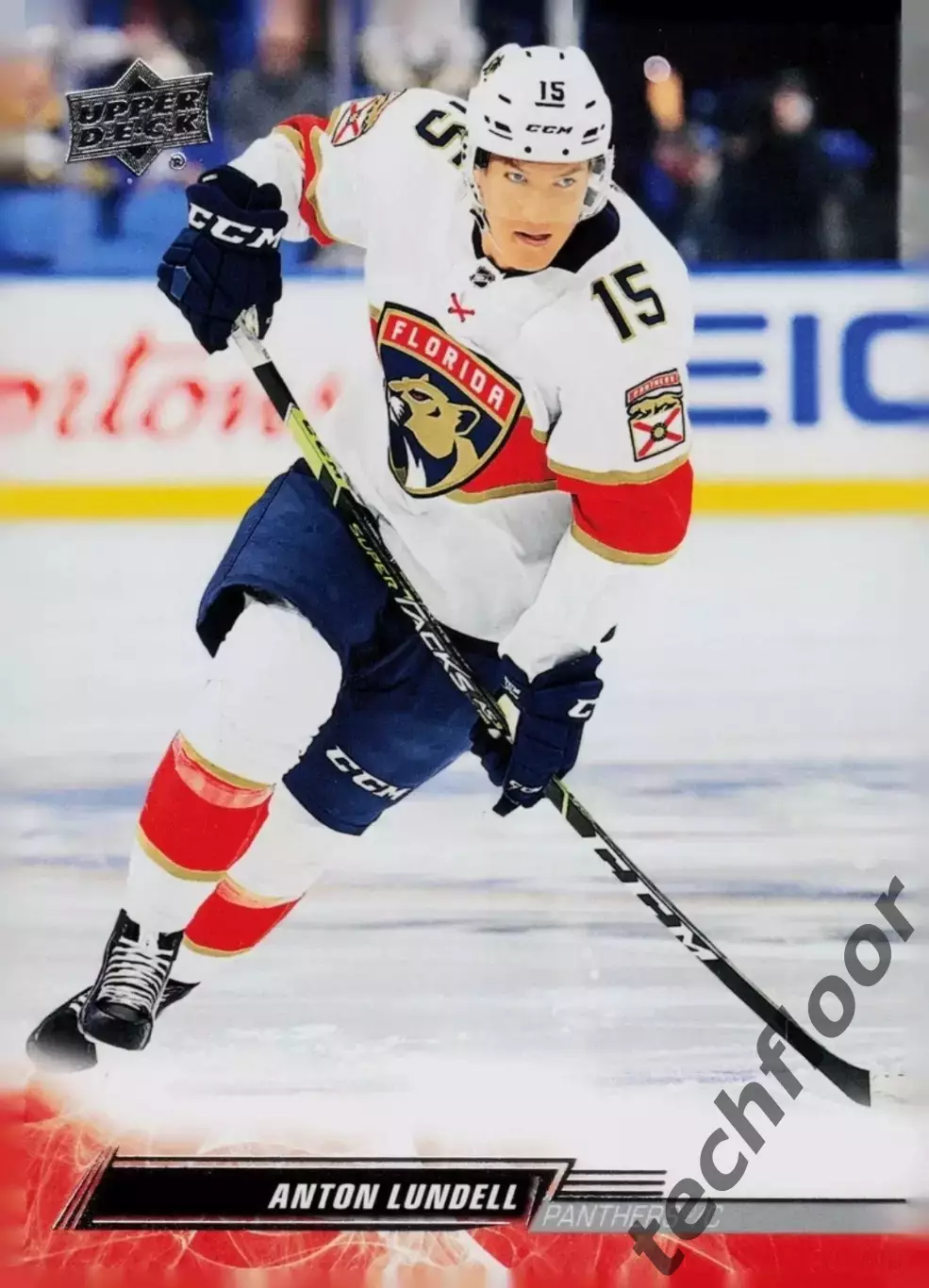 Карточка NHL Anton Lundell Florida Panthers/ Антон Лунделль Флорида НХЛ