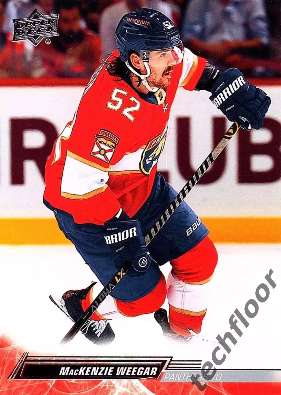 Карточка NHL MacKenzie Weegar Florida Panthers/ Маккензи Уигер Флорида НХЛ