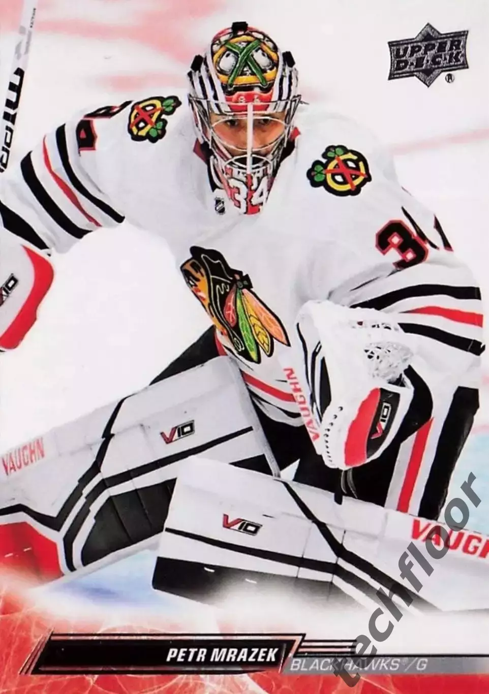 Карточка NHL Petr Mrazek Chicago Blackhawks /Петр Мразек Чикаго НХЛ