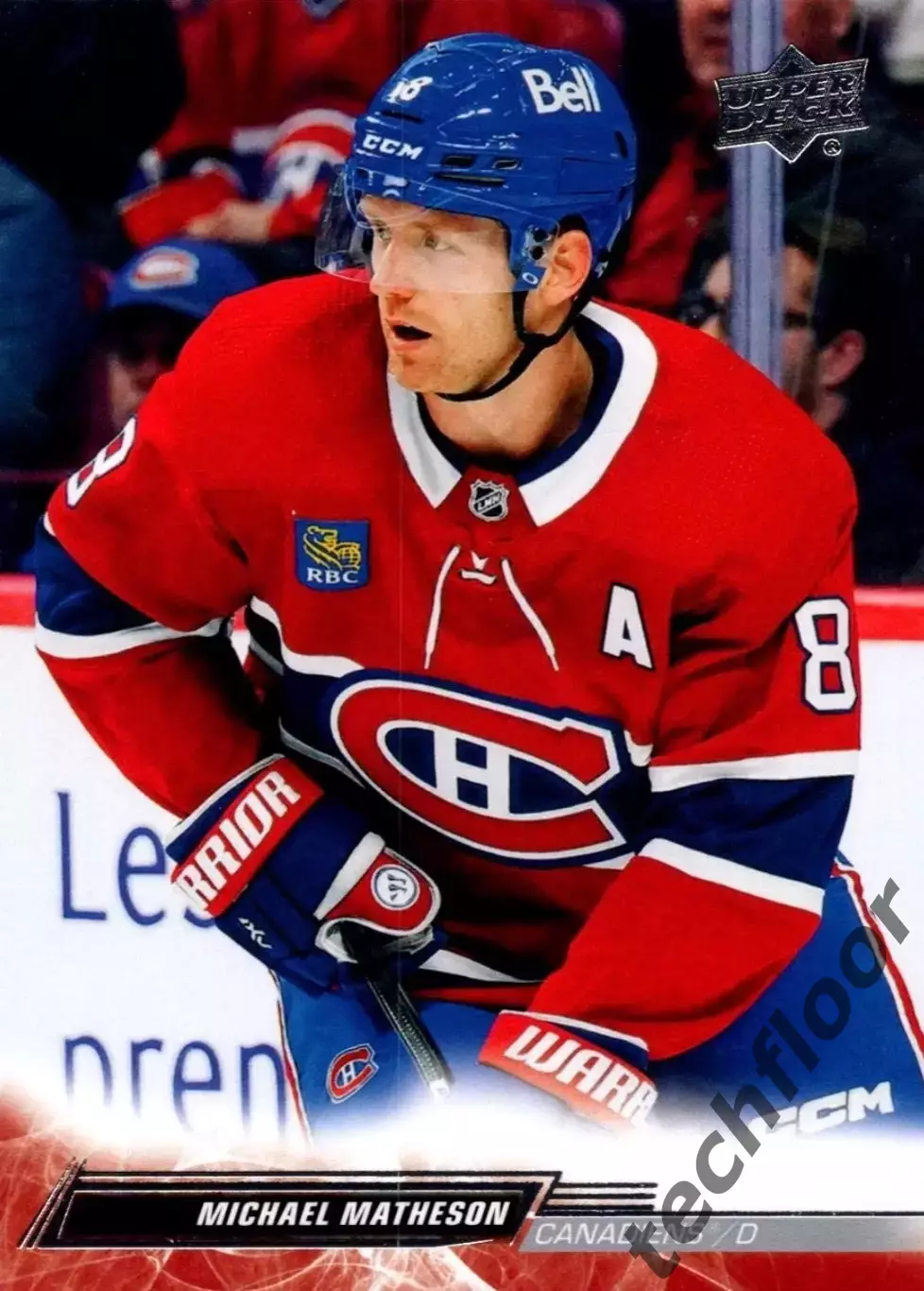 Карточка NHL Michael Matheson Montreal Canadiens/ Майкл Мэтсон Монреаль НХЛ