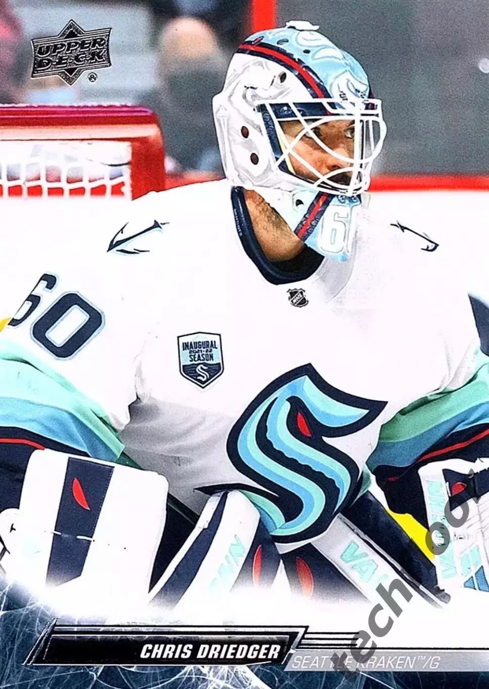 Карточка NHL Chris Driedger Seattle Kraken/Крис Дригер Сиэтл НХЛ
