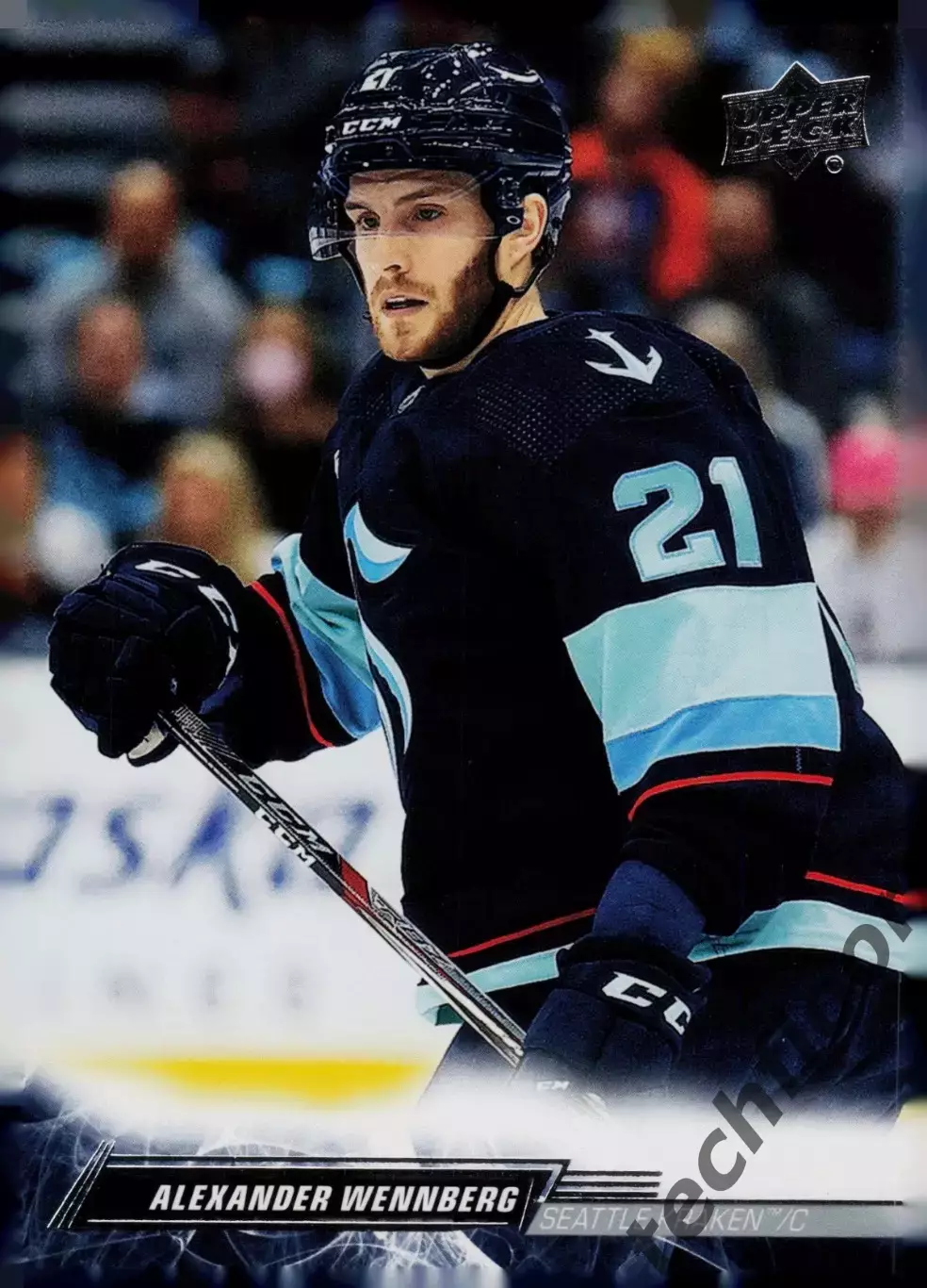Карточка NHL Alexander Wennberg Seattle Kraken/ Александр Веннберг Сиэтл НХЛ