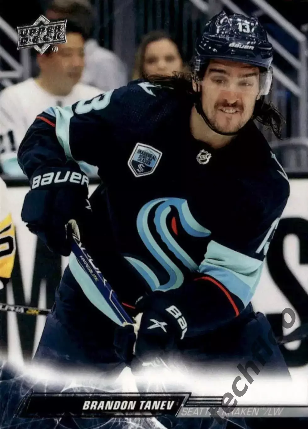 Карточка NHL Brandon Tanev Seattle Kraken/Брэндон Танев Сиэтл НХЛ