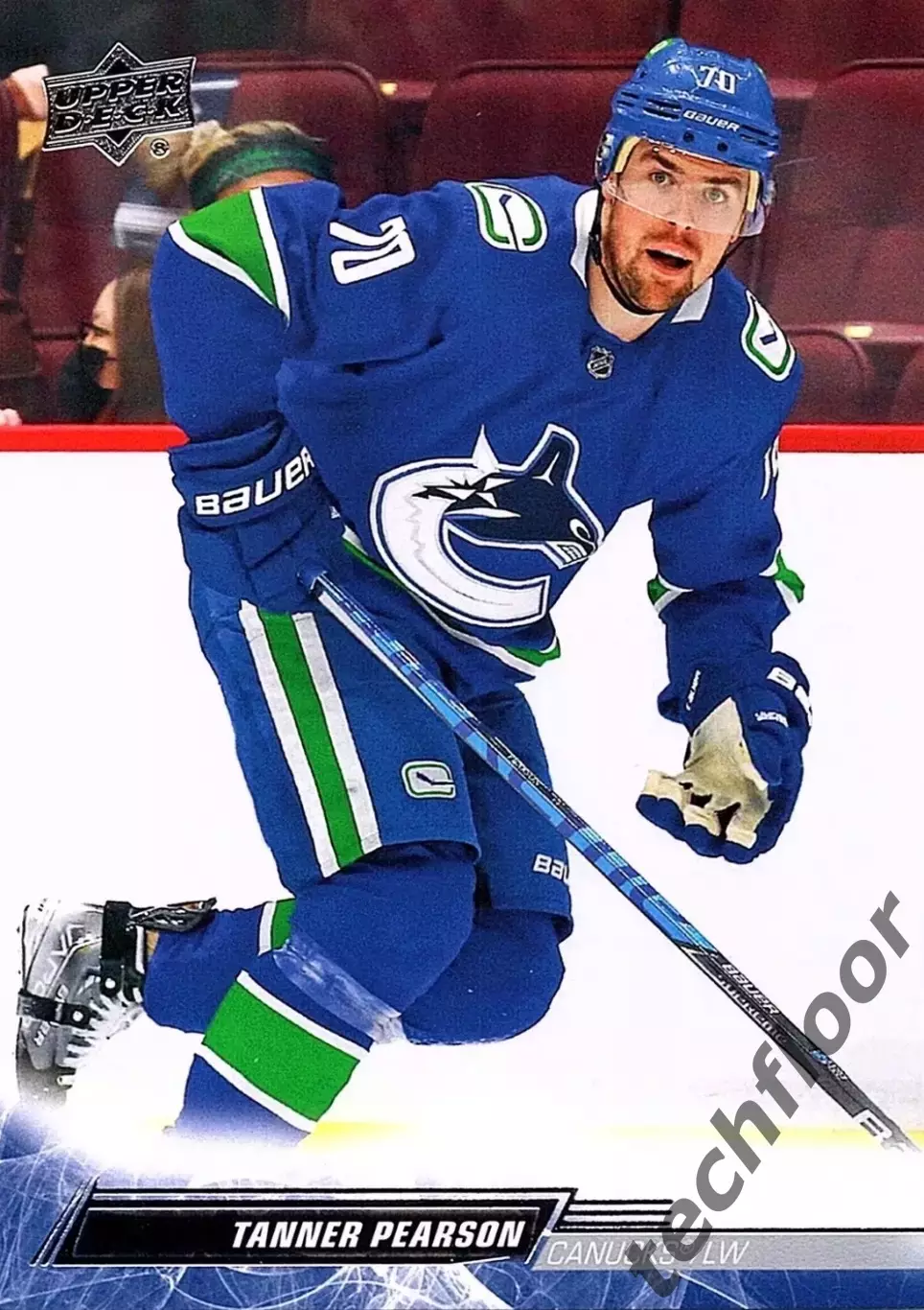 Карточка NHL Tanner Pearson Vancouver Canucks/Таннер Пирсон Ванкувер НХЛ