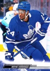 Карточка NHL Wayne Simmonds Toronto Maple Leafs/Уэйн Симмондс Торонто НХЛ