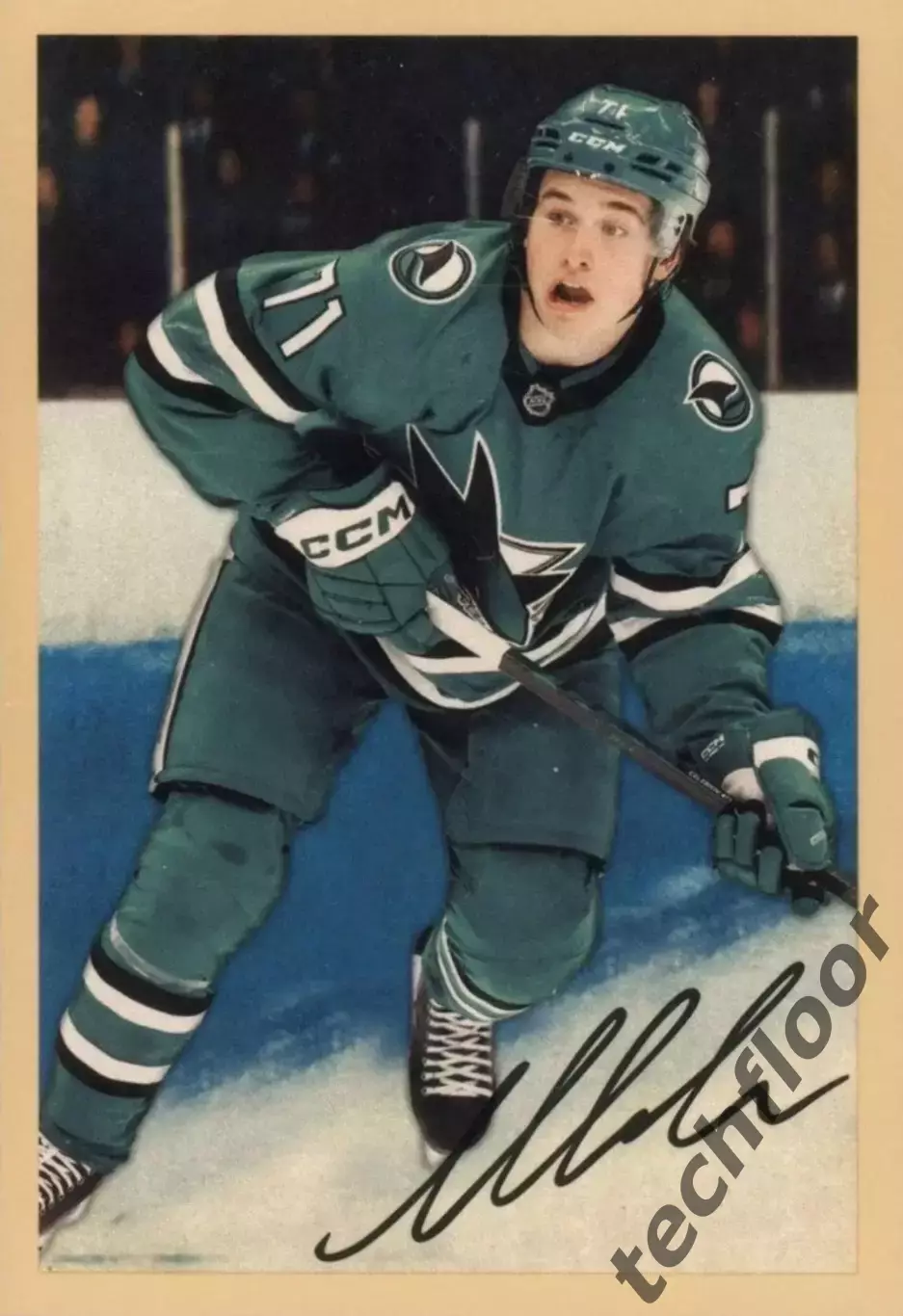 Карточка NHL Macklin Celebrini San Jose Sharks/Маклин Селебрини Сан-Хосе НХЛ*