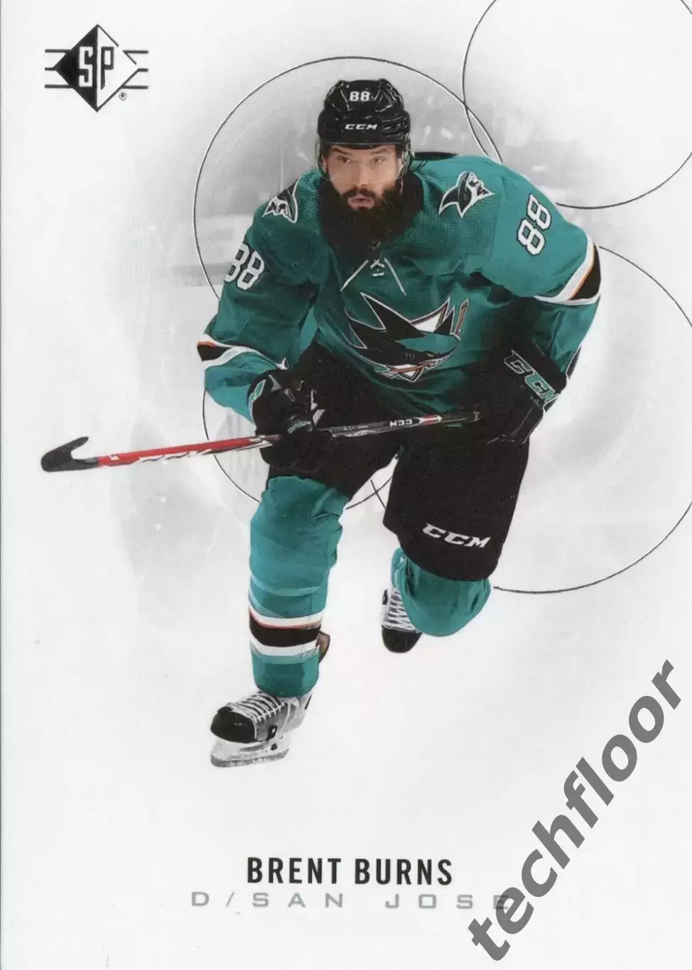 Карточка NHL Brent Burns San Jose Sharks/ Брент Бернс Сан-Хосе НХЛ