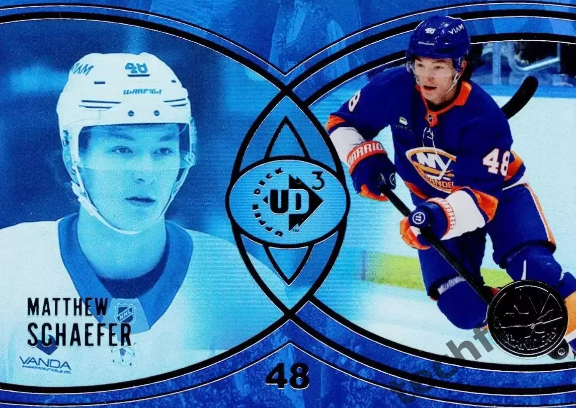 Карточка NHL Matthew Schaefer New York Islanders/Мэттью Шефер Айлендерс НХЛ