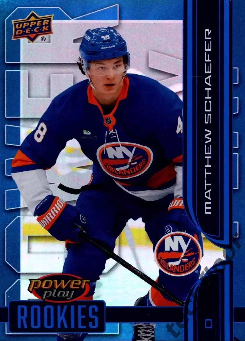 Карточка NHL Matthew Schaefer New York Islanders/Мэттью Шефер Айлендерс НХЛ