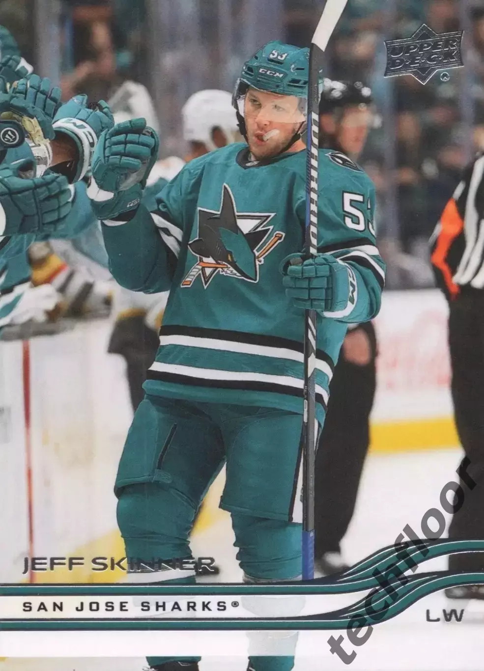 Карточка NHL Jeff Skinner San Jose Sharks/Джефф Скиннер Сан-Хосе НХЛ