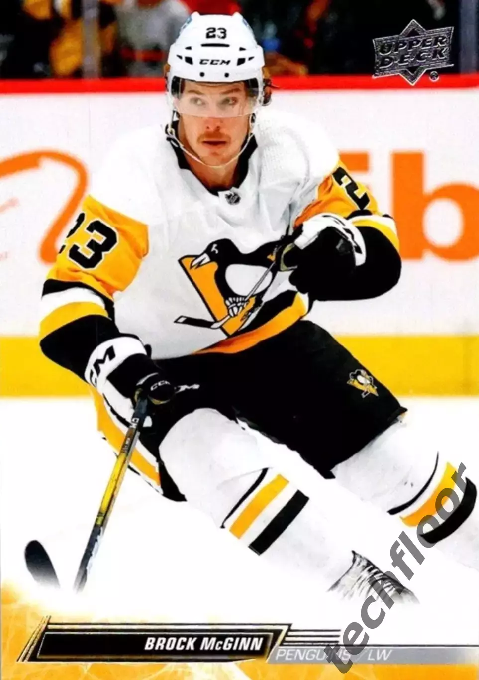Карточка NHL Brock McGinn Pittsburgh Penguins/Брок Макгинн Питтсбург НХЛ