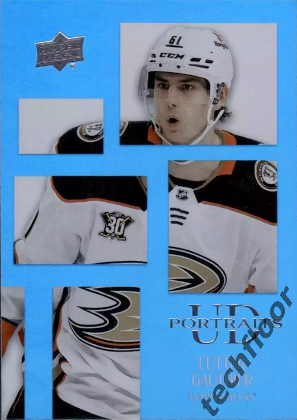 Карточка NHL Cutter Gauthier Anaheim Ducks/ Каттер Готье Анахайм НХЛ