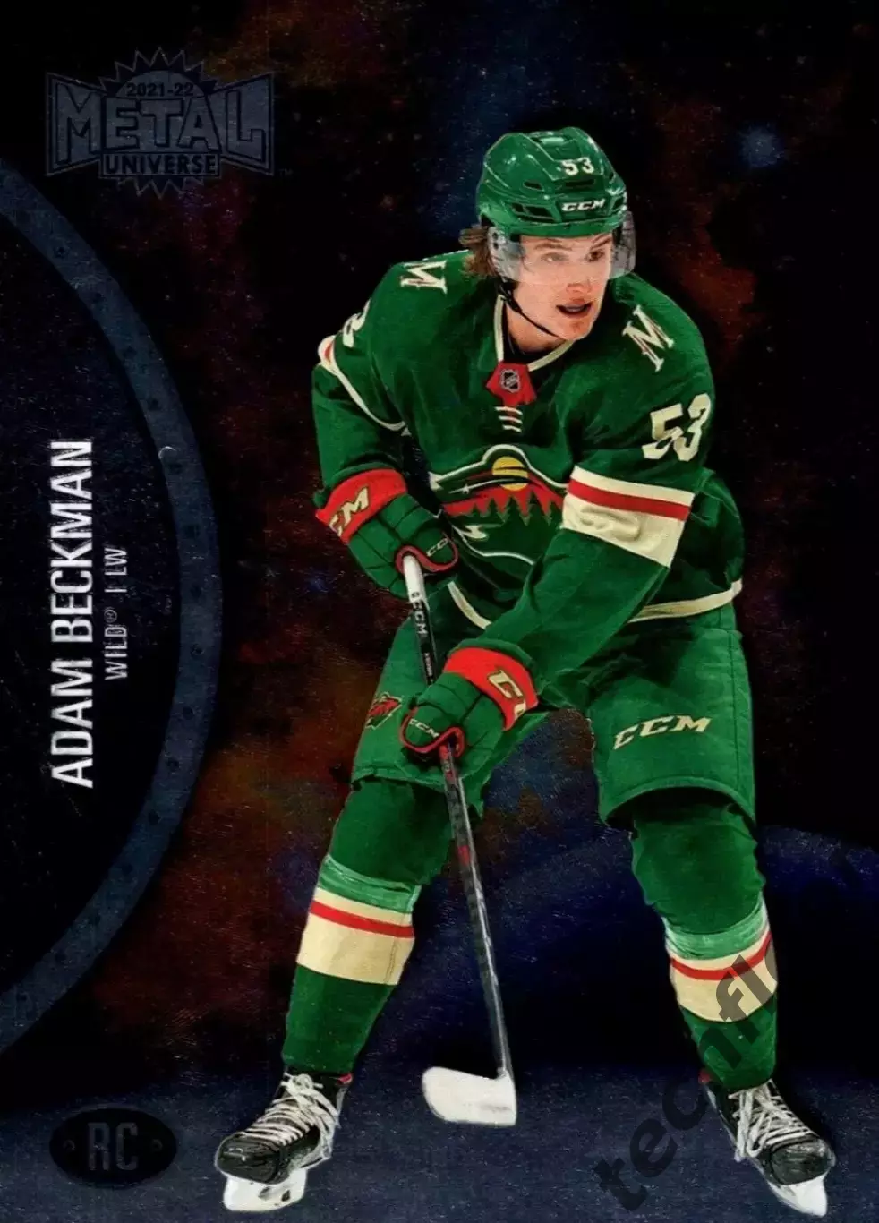 Карточка NHL Adam Beckman Minnesota Wild/Адам Бекман Миннесота НХЛ