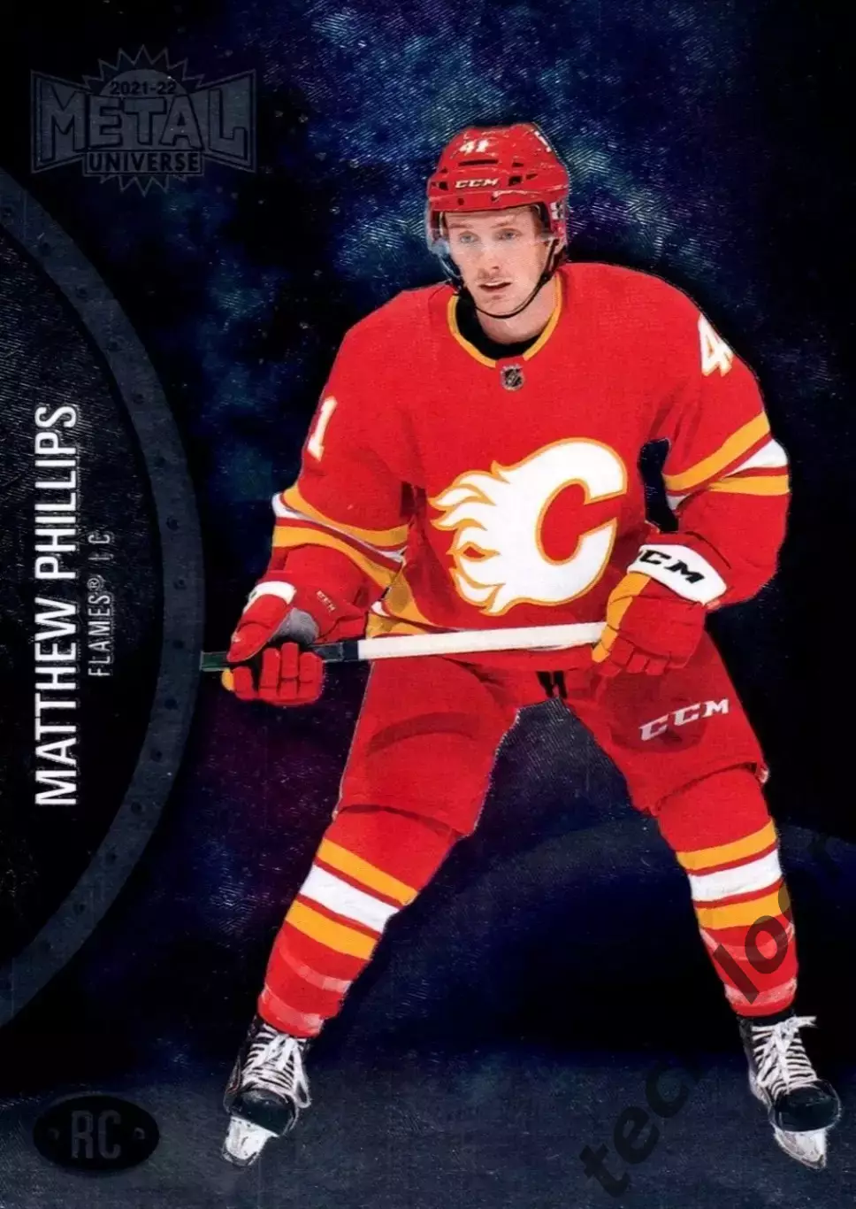 Карточка NHL Matthew Phillips Calgary Flames/ Мэттью Филлипс Калгари НХЛ