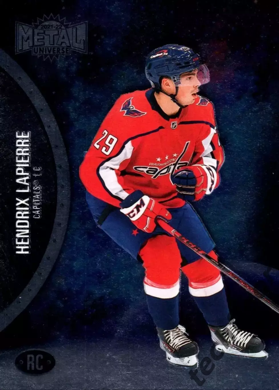 Карточка NHL Hendrix Lapierre Washington Capitals/Хендрикс Лапьер Вашингтон НХЛ