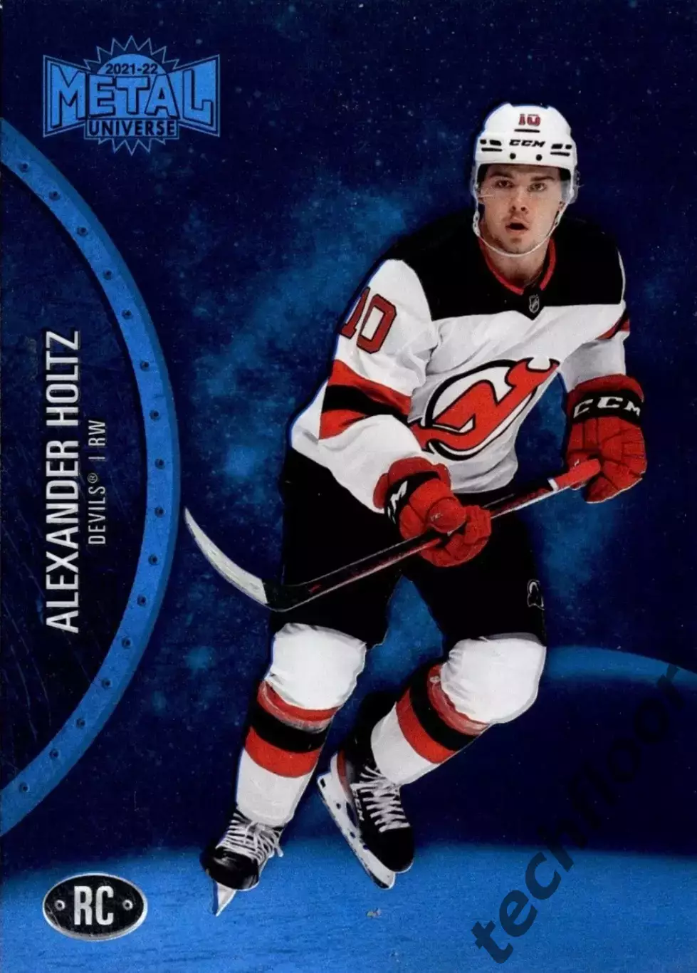 Карточка NHL Alexander Holtz New Jersey Devils/Александр Хольц Нью-Джерси НХЛ