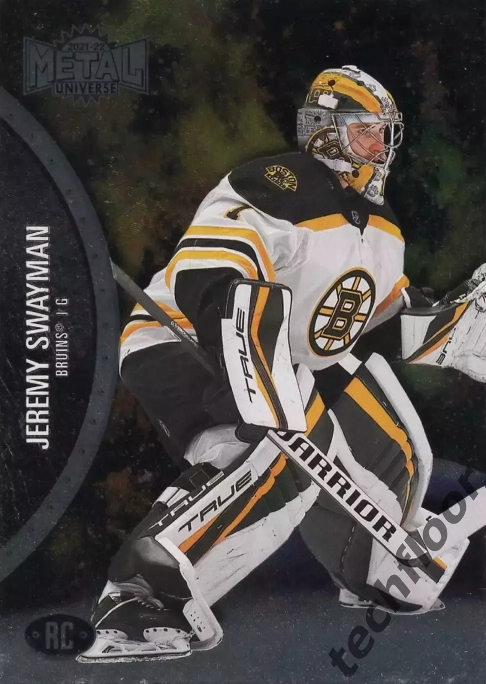Карточка NHL Jeremy Swayman Boston Bruins/Джереми Свэйман Бостон НХЛ