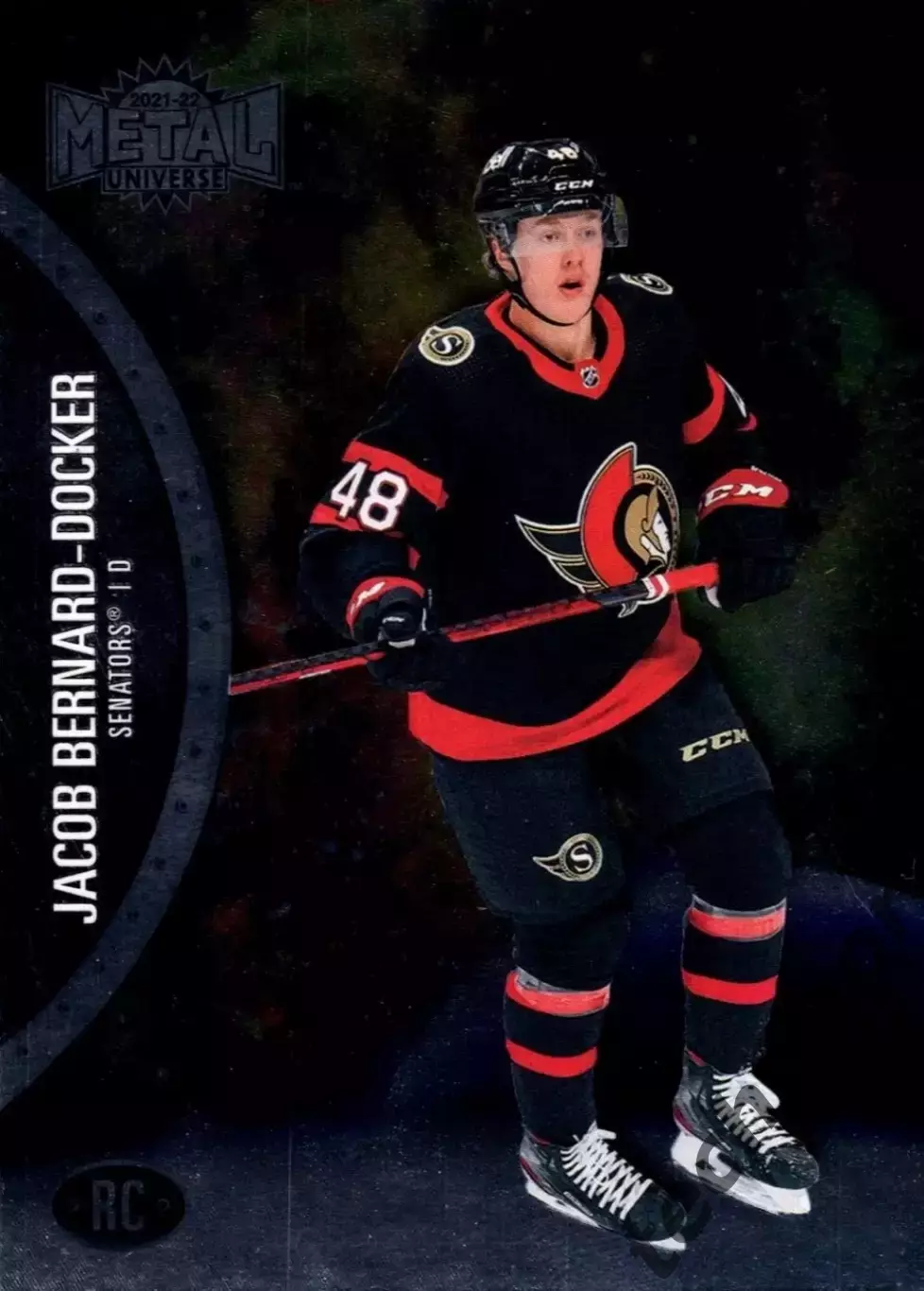 Карточка NHL Jacob Bernard-Docker Ottawa Senators/Джейкоб Бернард-Докер Оттава