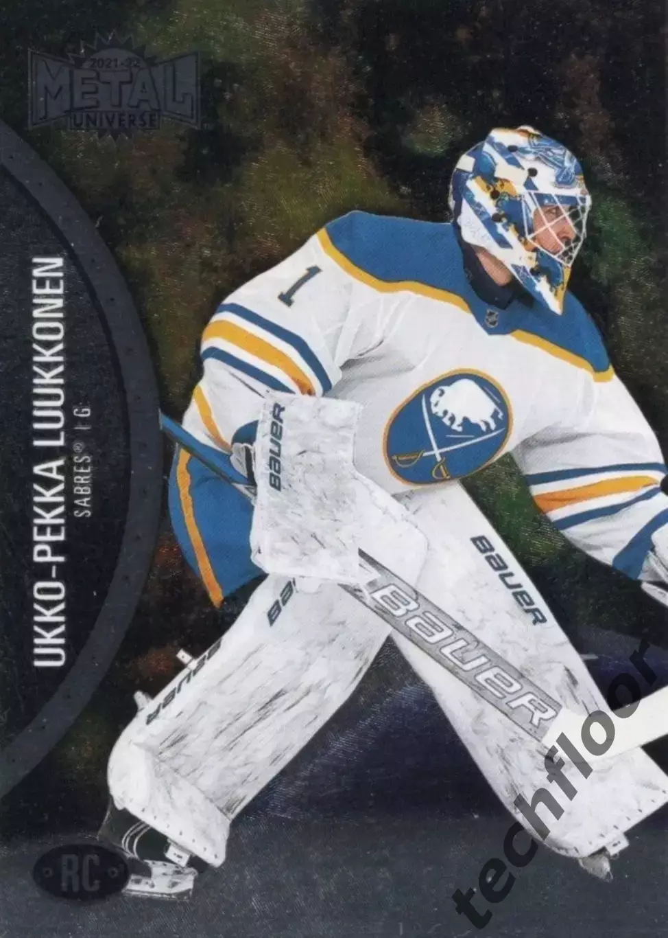 Карточка NHL Ukko-Pekka Luukkonen Buffalo Sabres/Укко-Пекка Луукконен Баффало