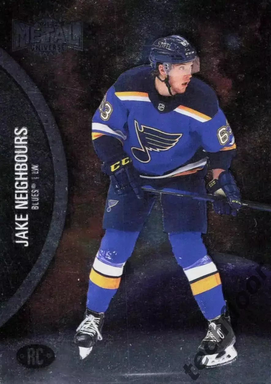 Карточка NHL Jake Neighbours St. Louis Blues/Джейк Нейборс Сент-Луис НХЛ