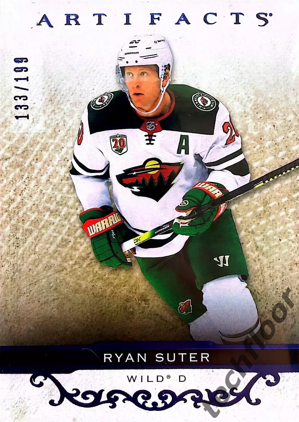 Карточка NHL Ryan Suter Minnesota Wild/Райан Сутер Миннесота НХЛ