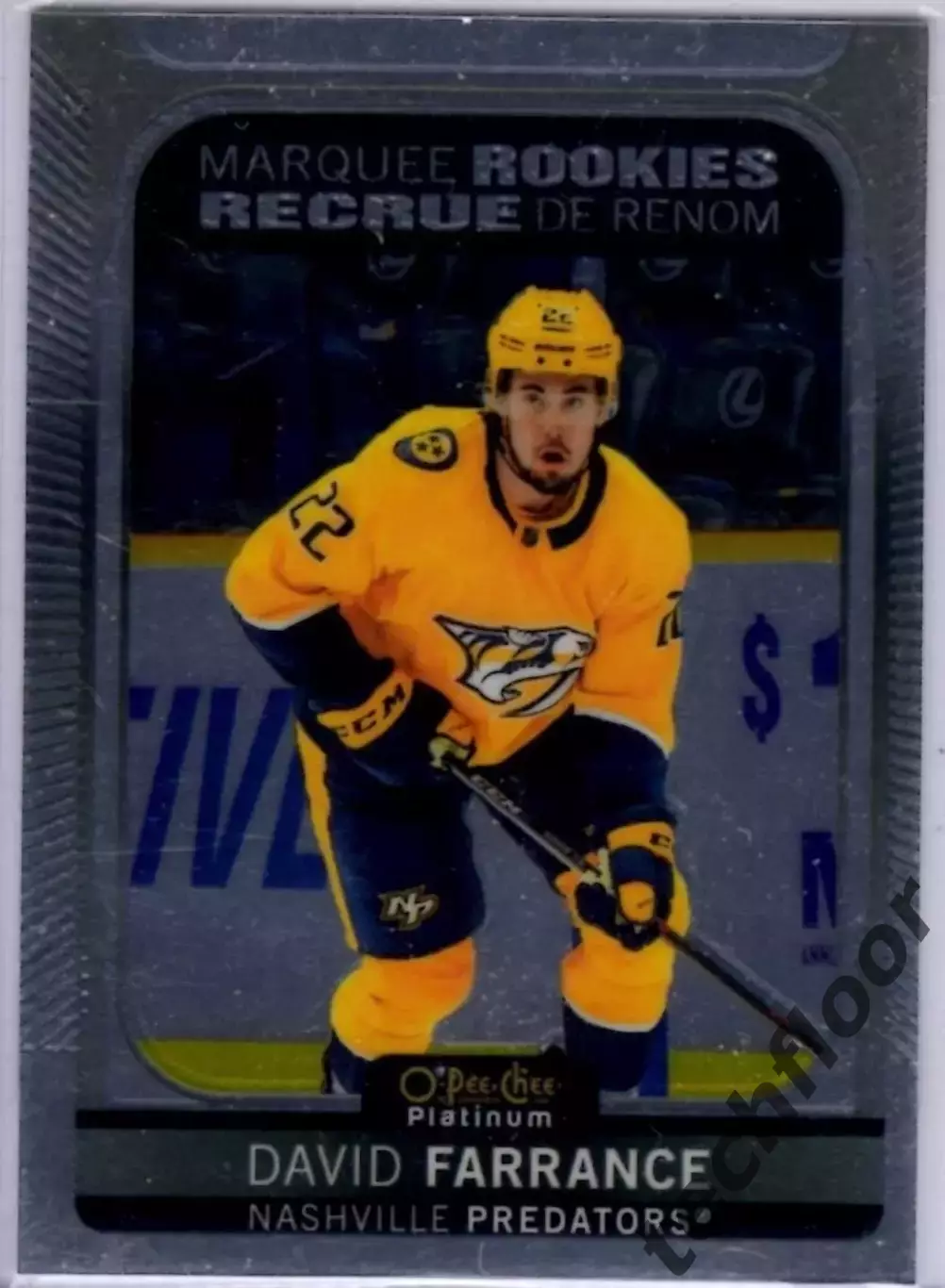 Карточка NHL David Farrance Nashville Predators/ Дэвид Фарранс Нэшвилл НХЛ