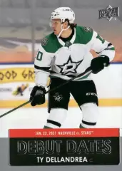 Карточка NHL Ty Dellandrea Dallas Stars/ Тай Делландреа Даллас НХЛ