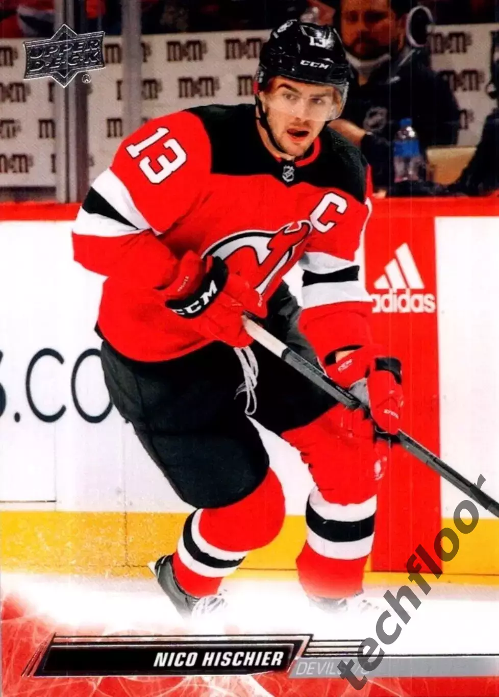 Карточка NHL Nico Hischier New Jersey Devils/Нико Хишир Нью-Джерси НХЛ
