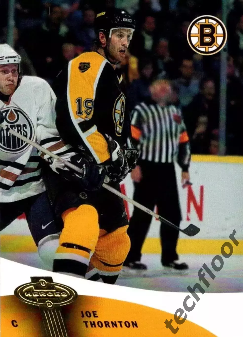 Карточка NHL Joe Thornton Boston Bruins/Джо Торнтон Бостон НХЛ
